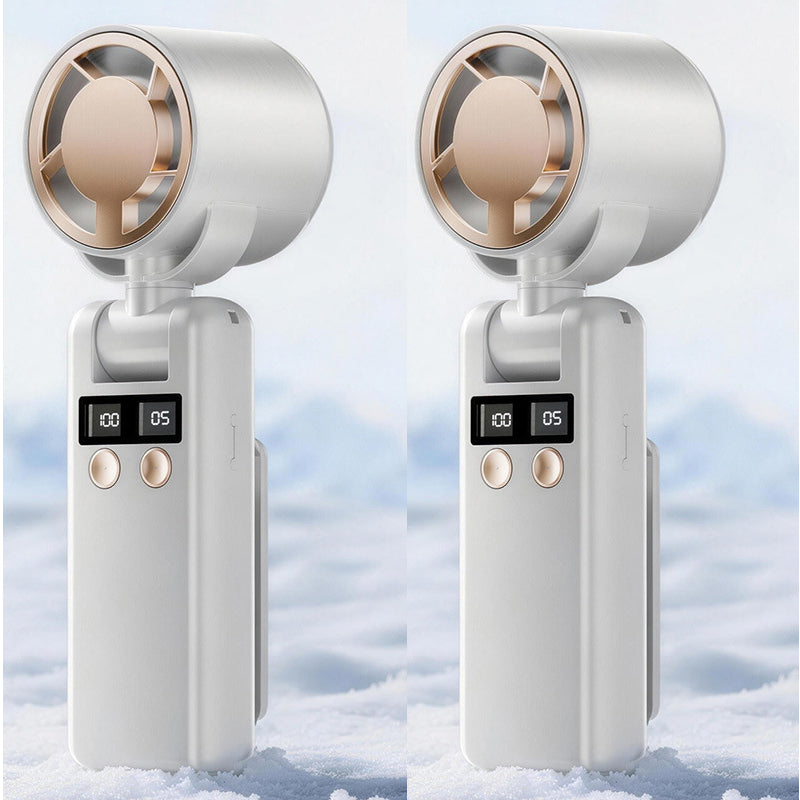 🌀 50% DE DESCONTO – Mini Ventilador Portátil Dobrável para Mão ou Mesa | Recarregável via USB, silencioso & 3 velocidades