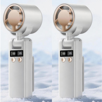 🌀 50% DE DESCONTO – Mini Ventilador Portátil Dobrável para Mão ou Mesa | Recarregável via USB, silencioso & 3 velocidades