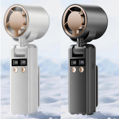 🌀 50% DE DESCONTO – Mini Ventilador Portátil Dobrável para Mão ou Mesa | Recarregável via USB, silencioso & 3 velocidades