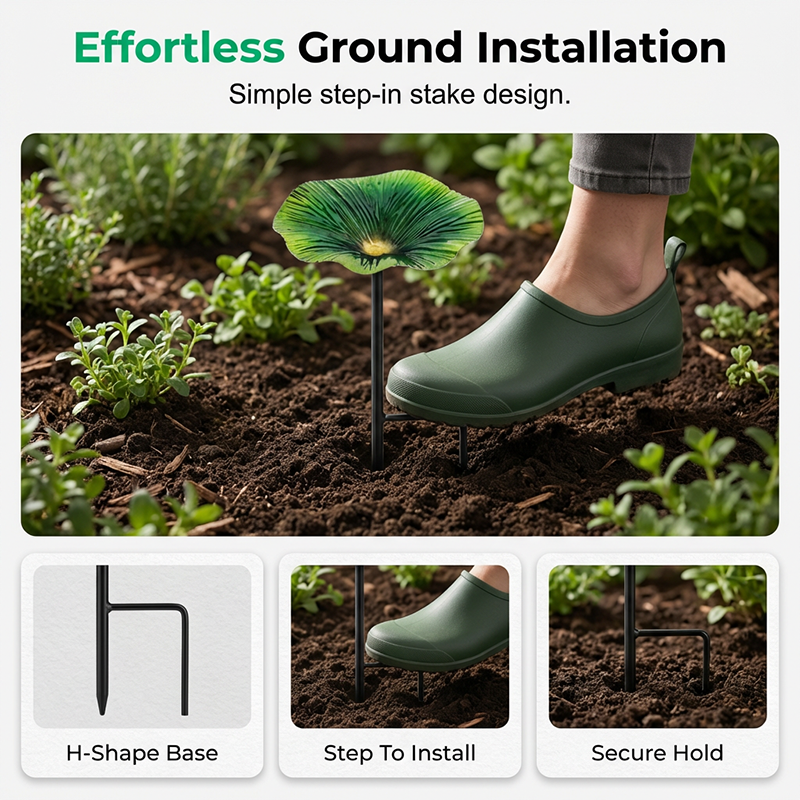 🐦 50% DE DESCONTO – Alimentador de Pássaros em Forma de Flor para Jardim | Estaca decorativa, cores vibrantes & atrai pássaros facilmente