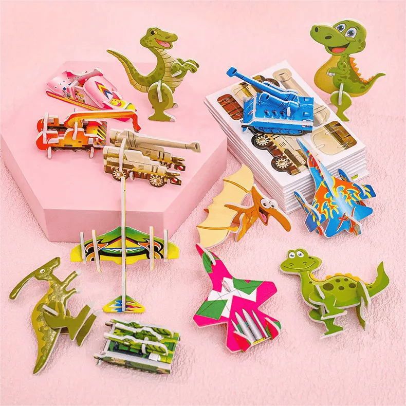 🧩 60% DE DESCONTO! ✨ Quebra-Cabeça 3D Educacional 2025 – 57 Peças Encaixáveis com Personagens Vibrantes para Aprendizado Criativo 🎨👧