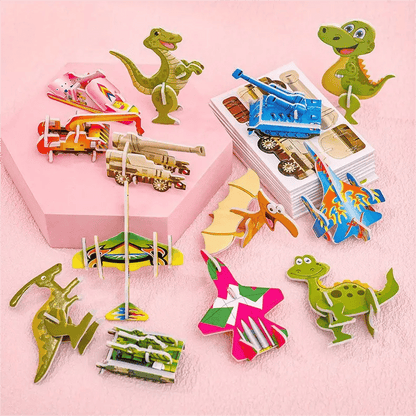 🧩 60% DE DESCONTO! ✨ Quebra-Cabeça 3D Educacional 2025 – 57 Peças Encaixáveis com Personagens Vibrantes para Aprendizado Criativo 🎨👧