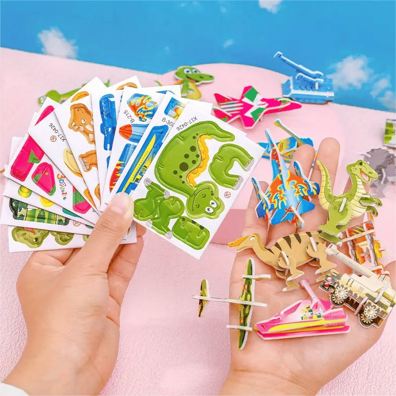 🧩 60% DE DESCONTO! ✨ Quebra-Cabeça 3D Educacional 2025 – 57 Peças Encaixáveis com Personagens Vibrantes para Aprendizado Criativo 🎨👧