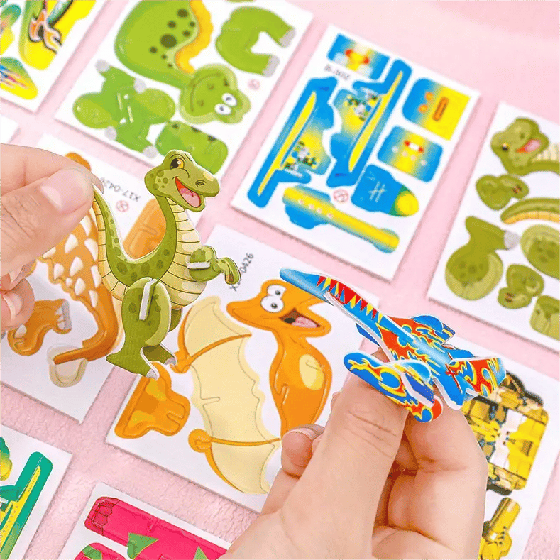 🧩 60% DE DESCONTO! ✨ Quebra-Cabeça 3D Educacional 2025 – 57 Peças Encaixáveis com Personagens Vibrantes para Aprendizado Criativo 🎨👧