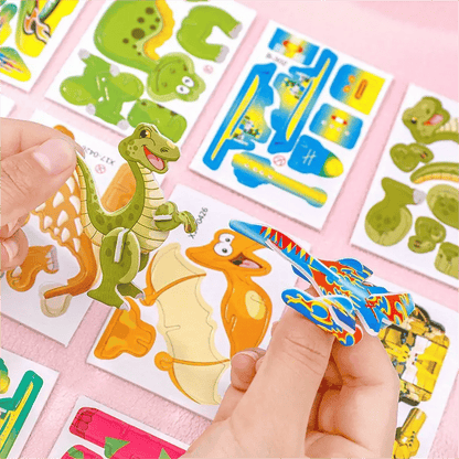 🧩 60% DE DESCONTO! ✨ Quebra-Cabeça 3D Educacional 2025 – 57 Peças Encaixáveis com Personagens Vibrantes para Aprendizado Criativo 🎨👧