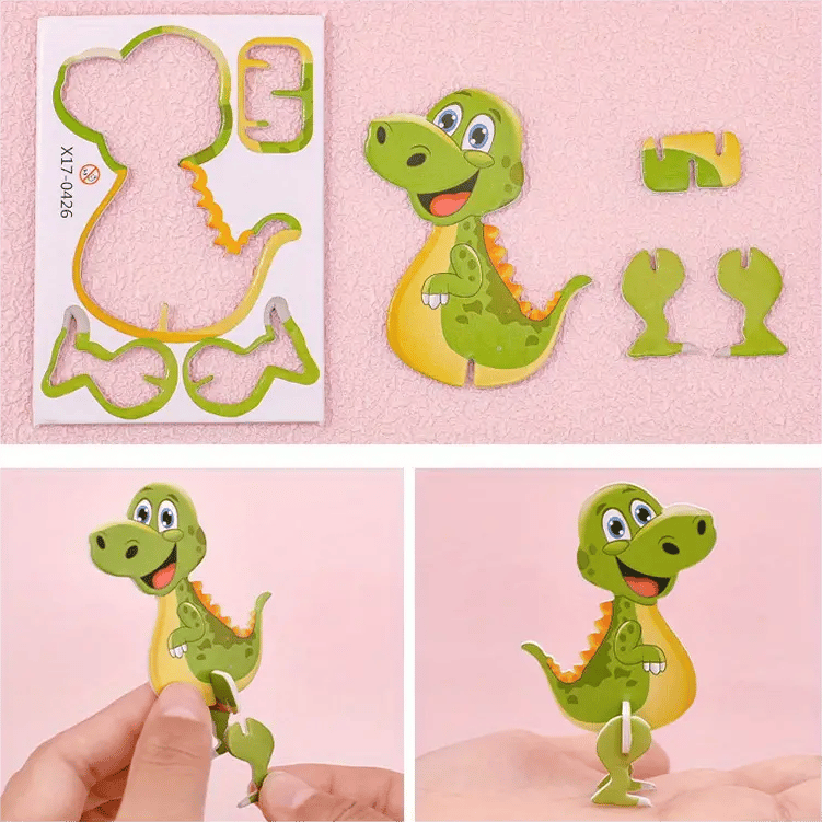 🧩 60% DE DESCONTO! ✨ Quebra-Cabeça 3D Educacional 2025 – 57 Peças Encaixáveis com Personagens Vibrantes para Aprendizado Criativo 🎨👧