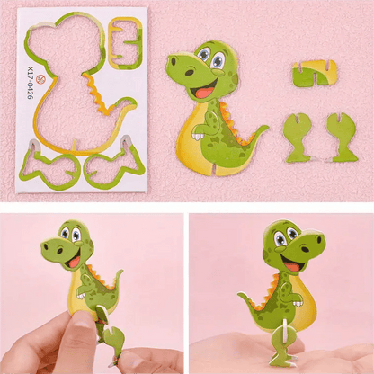 🧩 60% DE DESCONTO! ✨ Quebra-Cabeça 3D Educacional 2025 – 57 Peças Encaixáveis com Personagens Vibrantes para Aprendizado Criativo 🎨👧