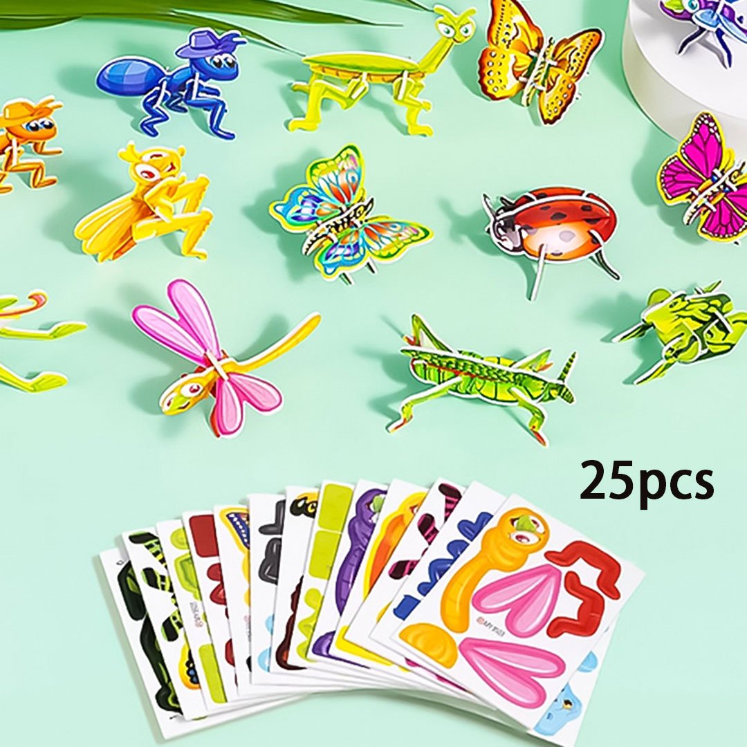 🧩 60% DE DESCONTO! ✨ Quebra-Cabeça 3D Educacional 2025 – 57 Peças Encaixáveis com Personagens Vibrantes para Aprendizado Criativo 🎨👧