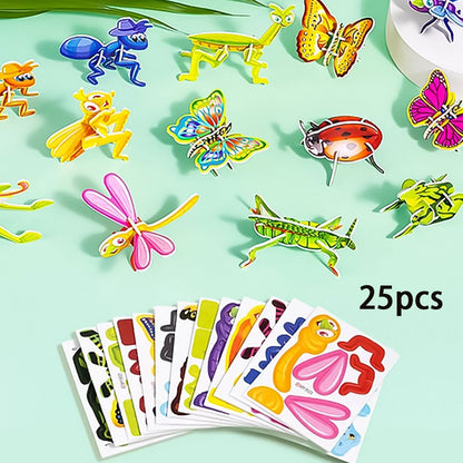 🧩 60% DE DESCONTO! ✨ Quebra-Cabeça 3D Educacional 2025 – 57 Peças Encaixáveis com Personagens Vibrantes para Aprendizado Criativo 🎨👧