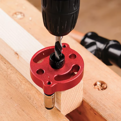 🔨 Kit de gabarito para cavilhas com autocentragem – Juntas perfeitas, sem margem para erros! 🪚✨ Faça furos sempre perfeitamente centrados – o segredo para um trabalho em madeira de nível profissional. 🛠️💥