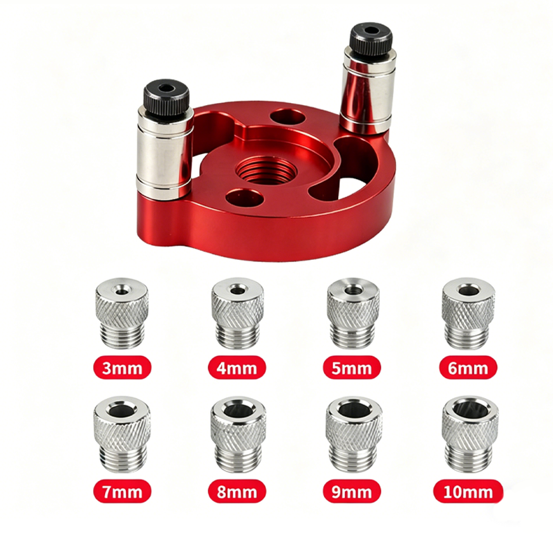 🔨 Kit de gabarito para cavilhas com autocentragem – Juntas perfeitas, sem margem para erros! 🪚✨ Faça furos sempre perfeitamente centrados – o segredo para um trabalho em madeira de nível profissional. 🛠️💥