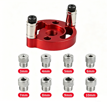 🔨 Kit de gabarito para cavilhas com autocentragem – Juntas perfeitas, sem margem para erros! 🪚✨ Faça furos sempre perfeitamente centrados – o segredo para um trabalho em madeira de nível profissional. 🛠️💥