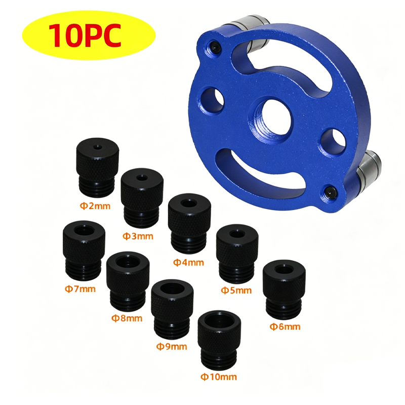 🔨 Kit de gabarito para cavilhas com autocentragem – Juntas perfeitas, sem margem para erros! 🪚✨ Faça furos sempre perfeitamente centrados – o segredo para um trabalho em madeira de nível profissional. 🛠️💥