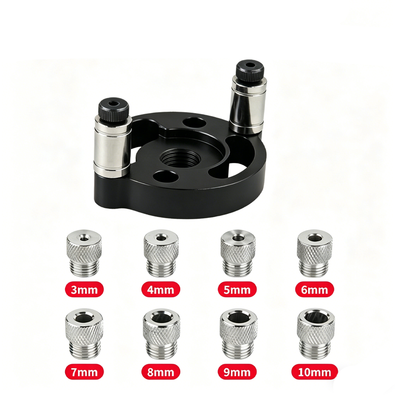 🔨 Kit de gabarito para cavilhas com autocentragem – Juntas perfeitas, sem margem para erros! 🪚✨ Faça furos sempre perfeitamente centrados – o segredo para um trabalho em madeira de nível profissional. 🛠️💥