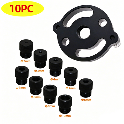 🔨 Kit de gabarito para cavilhas com autocentragem – Juntas perfeitas, sem margem para erros! 🪚✨ Faça furos sempre perfeitamente centrados – o segredo para um trabalho em madeira de nível profissional. 🛠️💥