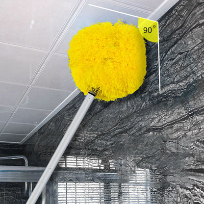 🧹 50% DE DESCONTO – Limpador de Microfibra para Pó de Ventilador de Teto com Cabo Telescópico | Alcança sem escada, removível e lavável