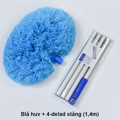 🧹 50% DE DESCONTO – Limpador de Microfibra para Pó de Ventilador de Teto com Cabo Telescópico | Alcança sem escada, removível e lavável