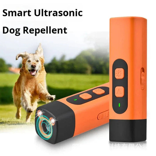 🐕 50% DE DESCONTO – Dispositivo Inteligente Ultrassônico Antilatido para Cães | 4 em 1, portátil, lanterna de defesa pessoal & treinador eficaz