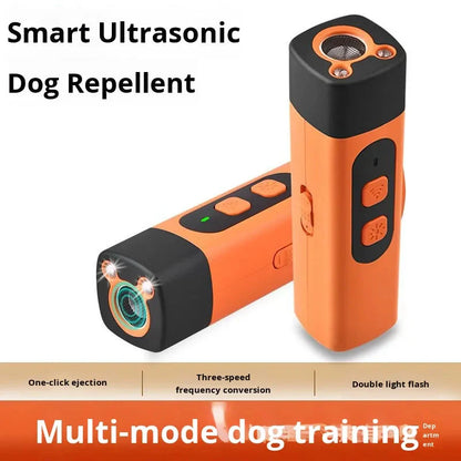 🐕 50% DE DESCONTO – Dispositivo Inteligente Ultrassônico Antilatido para Cães | 4 em 1, portátil, lanterna de defesa pessoal & treinador eficaz