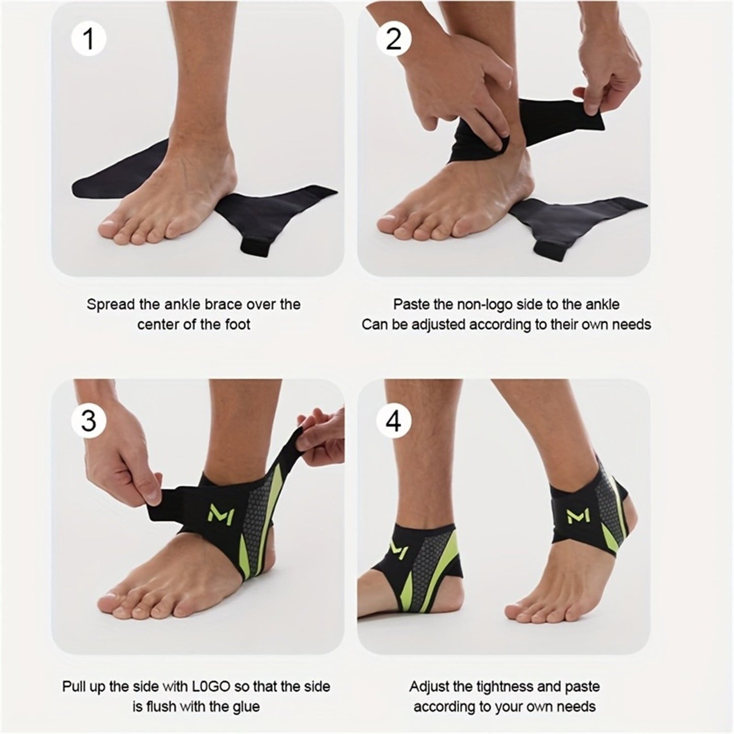 🏃‍♂️ 50% DE DESCONTO! 🦵 Tornozeleira leve de compressão – Prevenção de entorses, respirável e perfeita para a prática desportiva (basquetebol, futebol, fitness) 🔥
