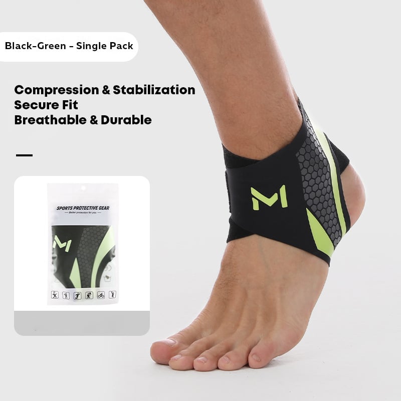 🏃‍♂️ 50% DE DESCONTO! 🦵 Tornozeleira leve de compressão – Prevenção de entorses, respirável e perfeita para a prática desportiva (basquetebol, futebol, fitness) 🔥