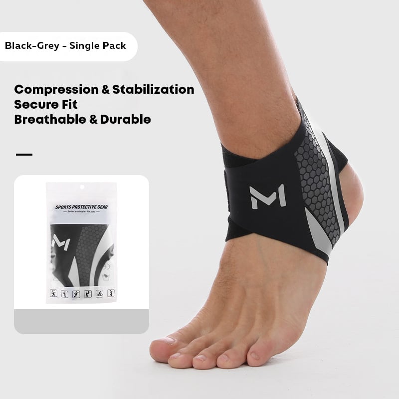 🏃‍♂️ 50% DE DESCONTO! 🦵 Tornozeleira leve de compressão – Prevenção de entorses, respirável e perfeita para a prática desportiva (basquetebol, futebol, fitness) 🔥