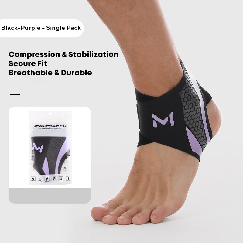 🏃‍♂️ 50% DE DESCONTO! 🦵 Tornozeleira leve de compressão – Prevenção de entorses, respirável e perfeita para a prática desportiva (basquetebol, futebol, fitness) 🔥