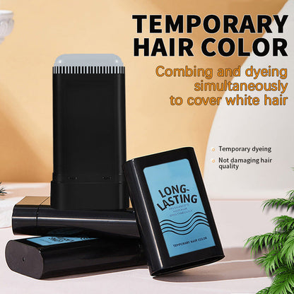 💖 50% DE DESCONTO – Pente Portátil para Tingir Cabelo e Cobertura de Fios Brancos | Aplicação uniforme, prático & sem bagunça