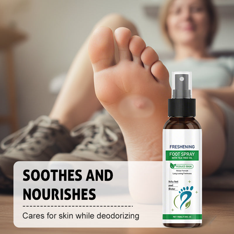 🦶 50% DE DESCONTO – Spray Portátil Refrescante para Pés e Sapatos | Elimina odores, ação rápida & fácil de levar