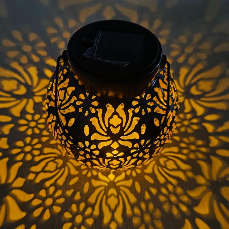 🔥 50% DE DESCONTO – Lanterna Solar Suspensa para Exteriores | Iluminação decorativa, recarregável com energia solar & à prova d'água ☀️