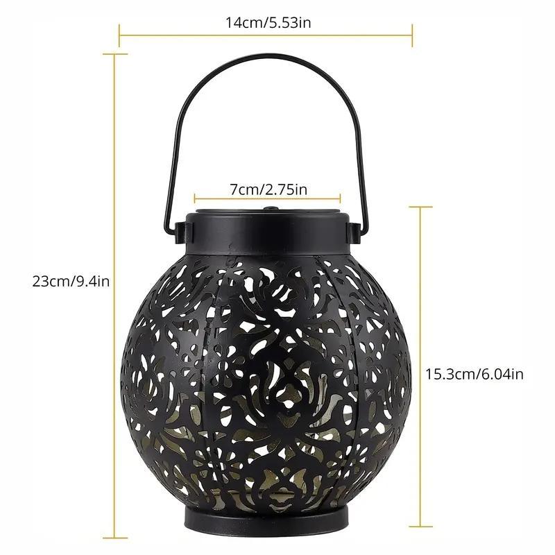 🔥 50% DE DESCONTO – Lanterna Solar Suspensa para Exteriores | Iluminação decorativa, recarregável com energia solar & à prova d'água ☀️
