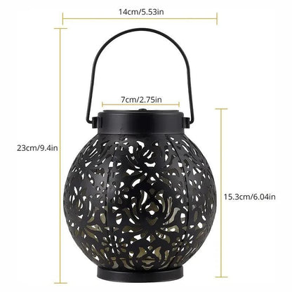 🔥 50% DE DESCONTO – Lanterna Solar Suspensa para Exteriores | Iluminação decorativa, recarregável com energia solar & à prova d'água ☀️