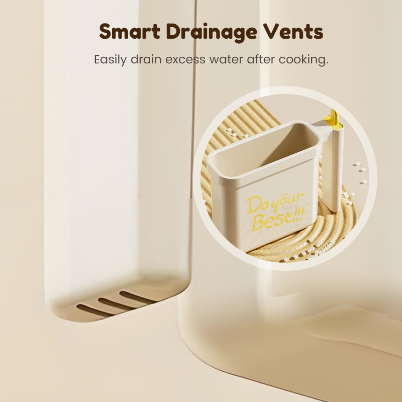 🔥 50% DE DESCONTO – Saco de Massa Resistente ao Calor com Garfo Incluso | Ideal para amassar, misturar & servir massas