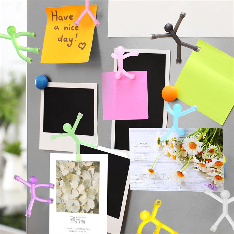🔥 50% DE DESCONTO – Ímãs Flexíveis para Alívio de Estresse | Perfeitos para casa e escritório – Bonecos magnéticos criativos ✨