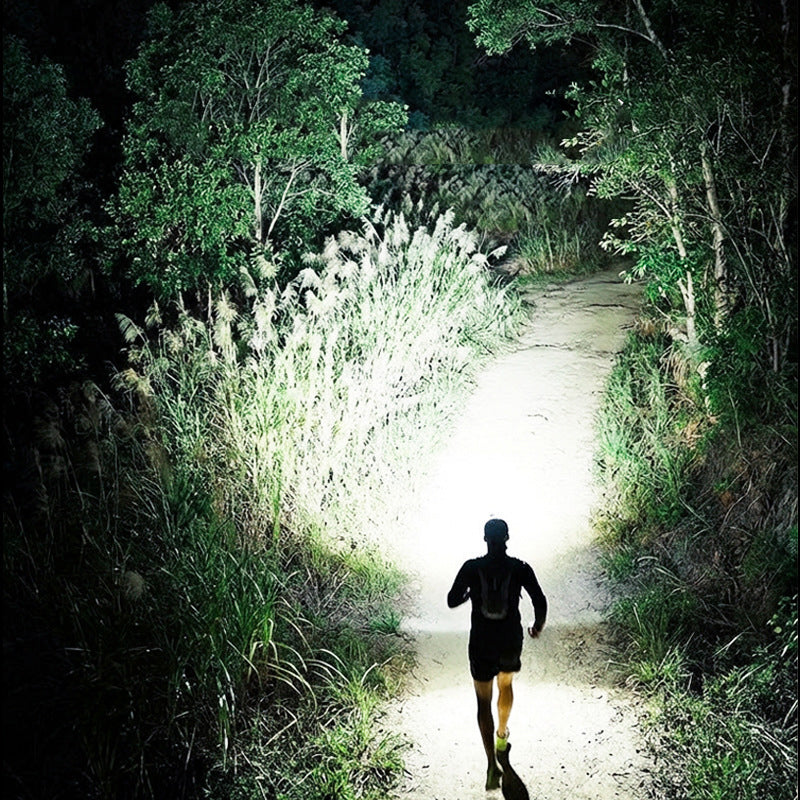 🔦 50% DE DESCONTO – Lanterna Frontal Esportiva com Sensor de Movimento | Super brilhante, ideal para campismo, corrida & caminhadas 🏕️