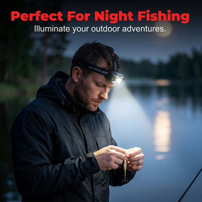 Motion Sensor LED Headlamp for Outdoors