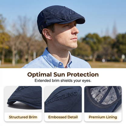 🔥 50% DE DESCONTO – Chapéu Ivy Plano Gravado para Homem | Design elegante, textura exclusiva & estilo clássico para o dia a dia