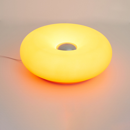 🔥 60% DE DESCONTO – Luminária LED Donut com Controle Tátil | Design único, dimerizável & perfeita para criar ambiente aconchegante 🍩💡