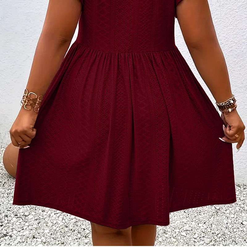 🔥 50% DE DESCONTO + COLAR GRÁTIS – Vestido Feminino com Decote V e Babados | Oferta por tempo limitado, elegante & perfeito para festas 📢⏰