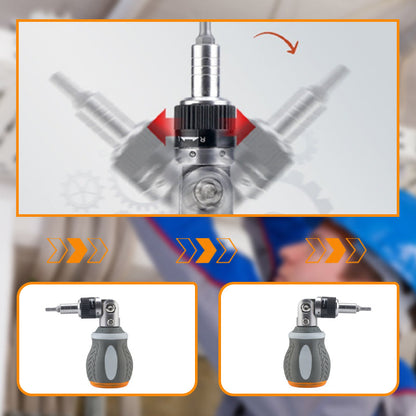 🎁 50% DE DESCONTO 🎅 Kit de 8 em 1 com Chave de Fenda Ratenete Magnética | Multifuncional, compacta & ideal para reparos rápidos