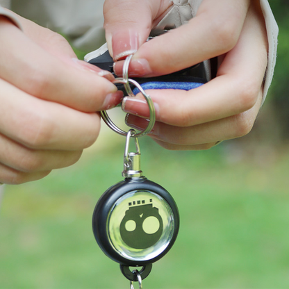 🔑 BUY 1 GET 1 FREE! 🌀 Heavy-Duty Retractable Keychain – Durable Cable, Compact Design & Secure Key & Card Holder 💳
