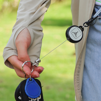 🔑 BUY 1 GET 1 FREE! 🌀 Heavy-Duty Retractable Keychain – Durable Cable, Compact Design & Secure Key & Card Holder 💳