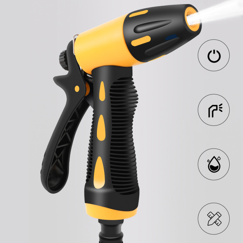 🔥 50% DE DESCONTO – Bico de Mangueira de Alta Pressão com Cano de Água | Jatos ajustáveis, economia de água & ideal para limpeza de jardim e carro 🎁⏰