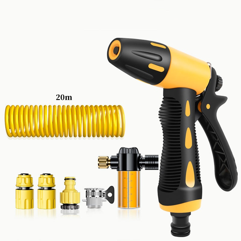 🔥 50% DE DESCONTO – Bico de Mangueira de Alta Pressão com Cano de Água | Jatos ajustáveis, economia de água & ideal para limpeza de jardim e carro 🎁⏰
