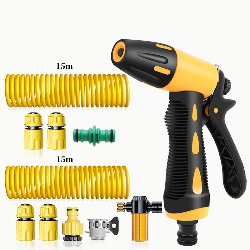 🔥 50% DE DESCONTO – Bico de Mangueira de Alta Pressão com Cano de Água | Jatos ajustáveis, economia de água & ideal para limpeza de jardim e carro 🎁⏰