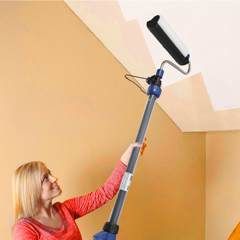🔥 50% DE DESCONTO – Rolo de Pintura em Escada de Mão Multifuncional | Cobertura uniforme, fácil de limpar & ideal para paredes e tetos