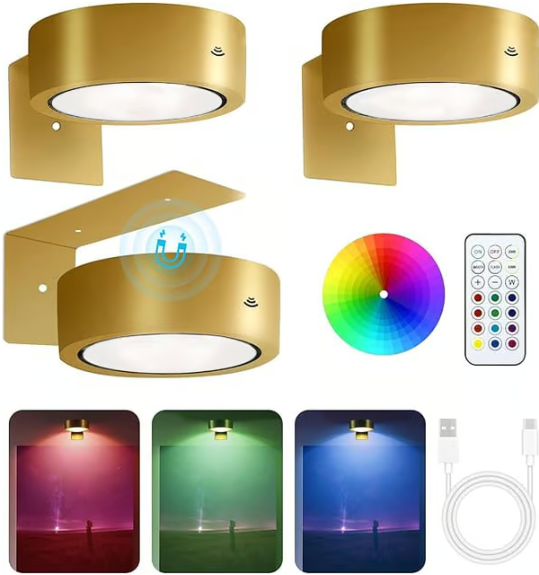 🏆 50% DE DESCONTO – COMPRE 3 E LEVE 2 GRÁTIS 🎉 Lâmina Magnética com 13 Modos de Luz | Iluminação ajustável, ideal para quadros deco & design compacto