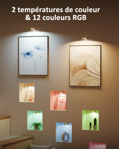 🏆 50% DE DESCONTO – COMPRE 3 E LEVE 2 GRÁTIS 🎉 Lâmina Magnética com 13 Modos de Luz | Iluminação ajustável, ideal para quadros deco & design compacto