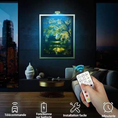 🏆 50% DE DESCONTO – COMPRE 3 E LEVE 2 GRÁTIS 🎉 Lâmina Magnética com 13 Modos de Luz | Iluminação ajustável, ideal para quadros deco & design compacto