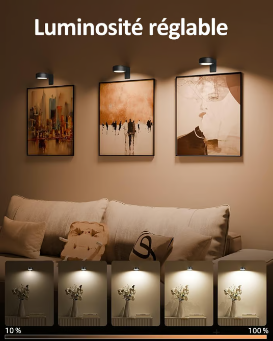 🏆 50% DE DESCONTO – COMPRE 3 E LEVE 2 GRÁTIS 🎉 Lâmina Magnética com 13 Modos de Luz | Iluminação ajustável, ideal para quadros deco & design compacto